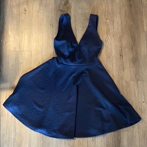 NWOT dark blue party dress